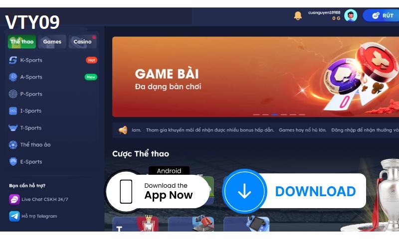 Cách tải app Vty09 chính xác